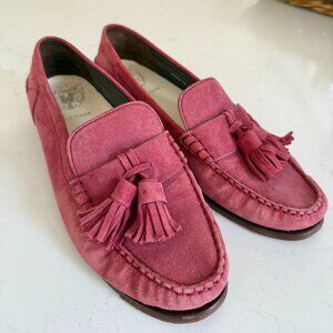 Suede Cole Haan Loafers With Tassle